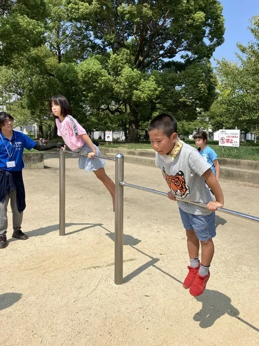 ライズ児童デイサービス布施あじろ/今日の運動は公園へ！