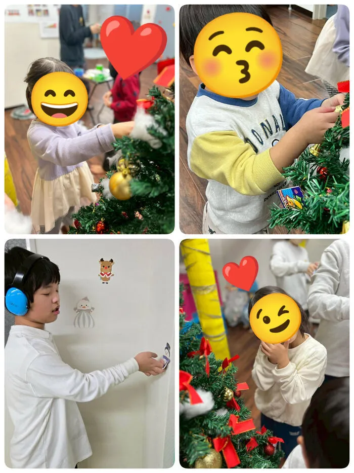 きりんのあくびkids いまざと/クリスマスの飾りつけ✨