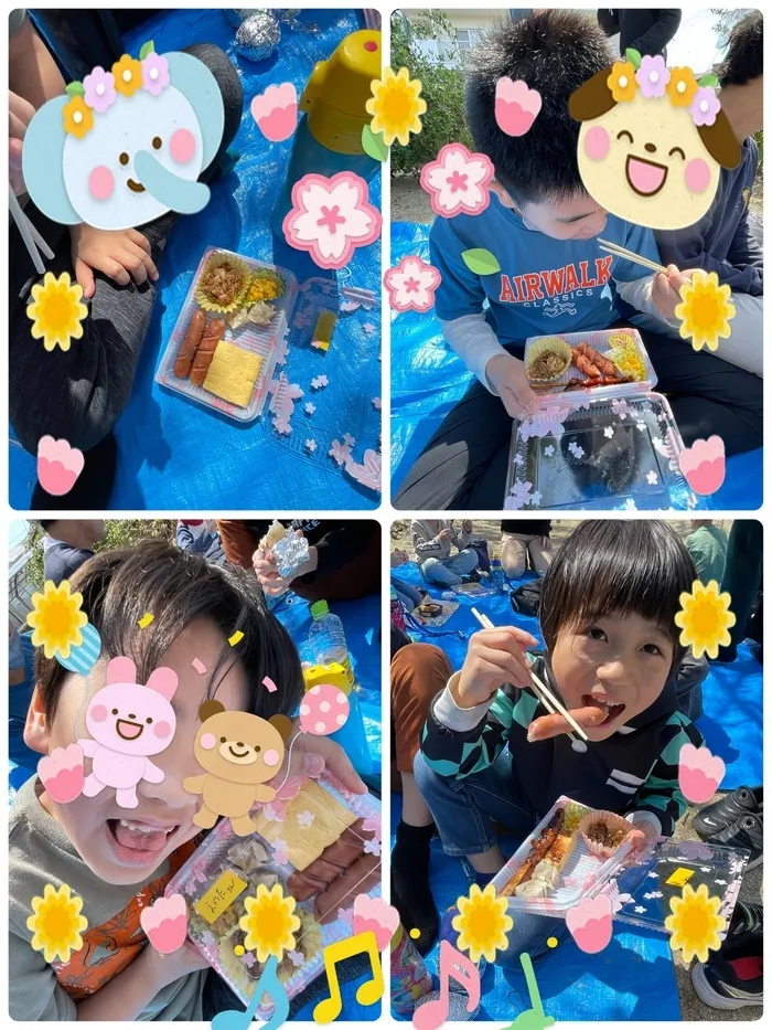 きりんのあくびkids いまざと/✨🍙🌸お花見🌸😋🍱✨