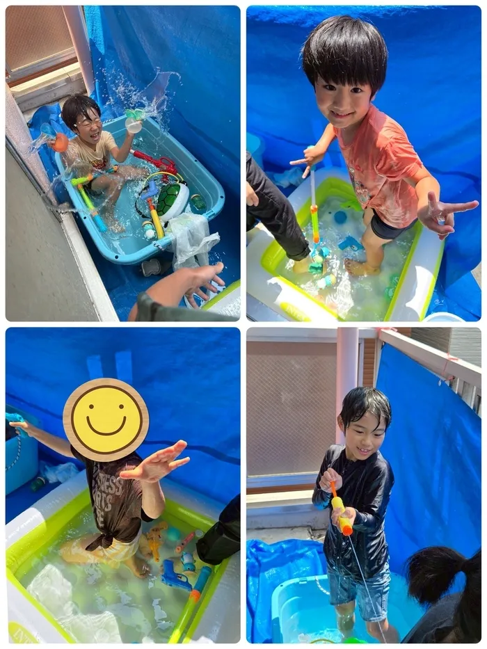 きりんのあくびkids いまざと/水遊び✨
