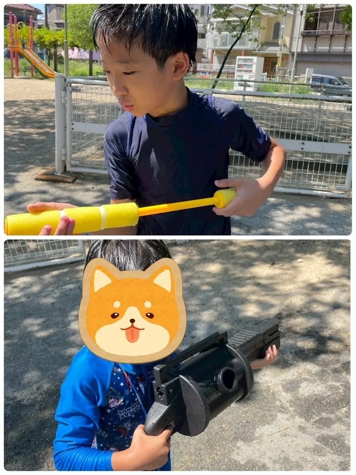 きりんのあくびkids いまざと/水遊び✨