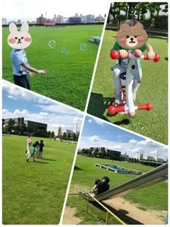 きりんのあくびkids いまざと/公園に行ったよ✨