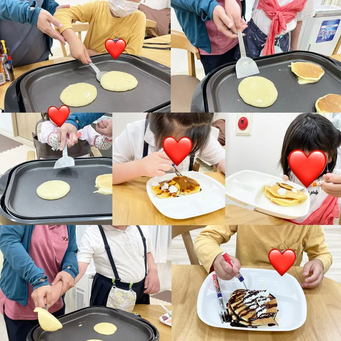 リールスメイト加島/ホットケーキ作り第2弾🥞❤️