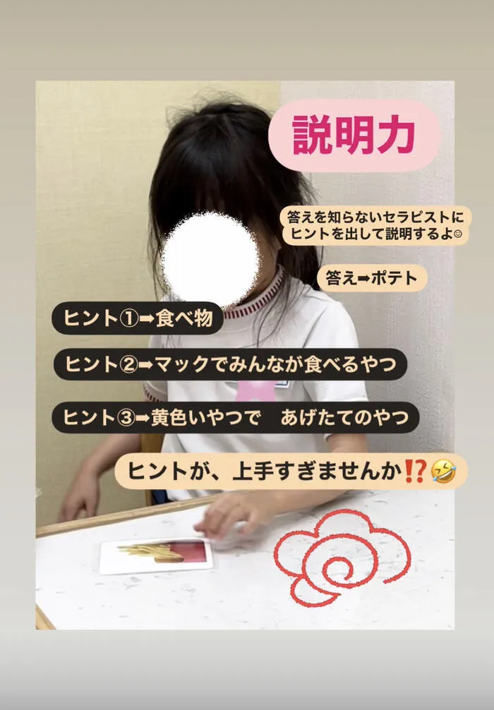 てらぴぁぽけっと岡崎福岡教室/☆説明するチカラ☆