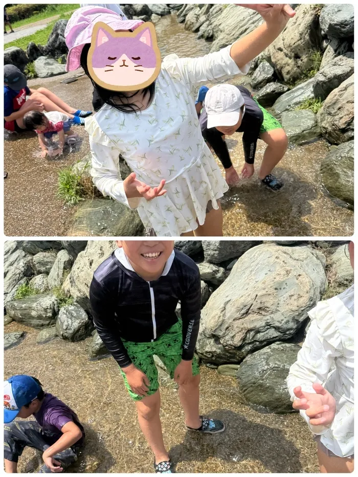 きりんのあくびkids みと/川遊び🏞✨