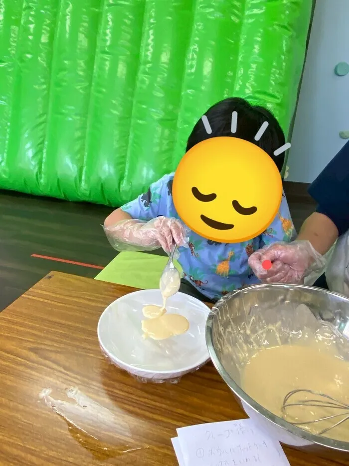 きりんのあくびkids みと/クレープ作り🥠
