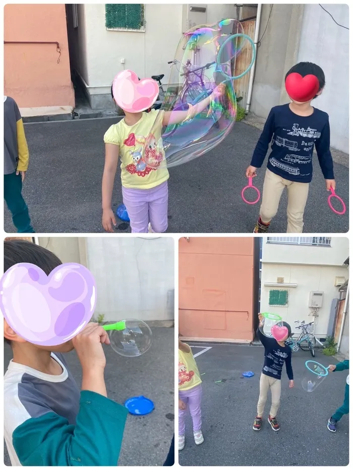 きりんのあくびkids みと/シャボン玉🪄🫧