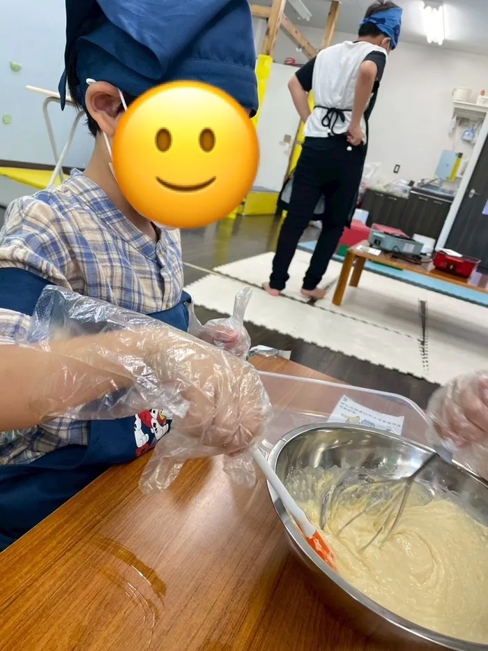 きりんのあくびkids みと/バナナベビーカステラを作ったよ🍌