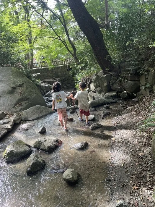 きりんのあくびkids みと/枚岡公園で川遊び✨