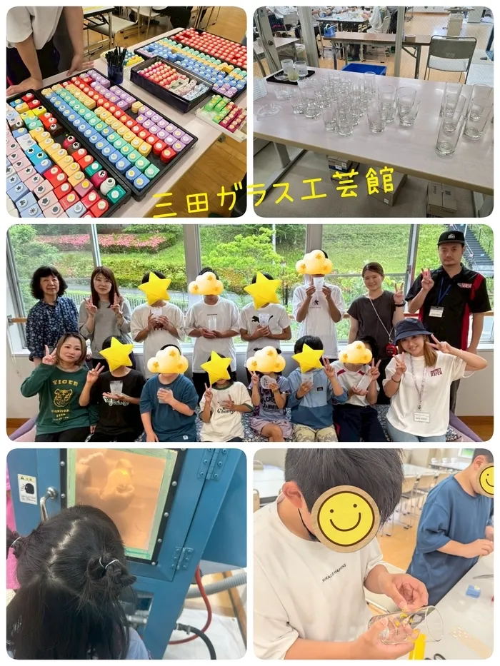 ぱたぱた朝霧校/☆三田市ガラス工芸館☆