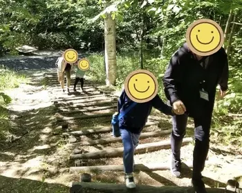 【送迎あり】　こぱんはうすさくら　札幌太平教室/森の中をお散歩！