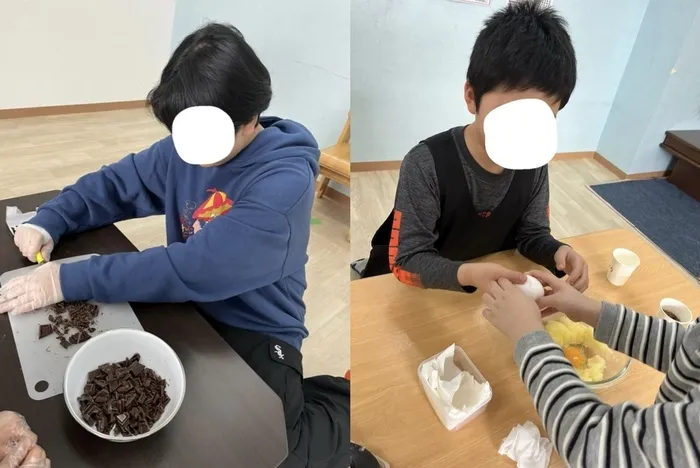 【送迎あり】こぱんはうすさくら　札幌太平教室/先取りバレンタイン🍫👩🏻‍🍳【札幌市北区児童デイ】