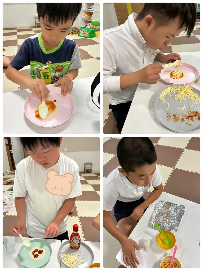  児童発達支援・放課後等デイサービス　スマイルONE（スマイルONEグループ）/ミニピザ🍕