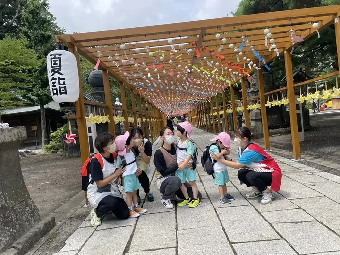 にじいろひよこ園亘理/園外支援「竹駒神社」