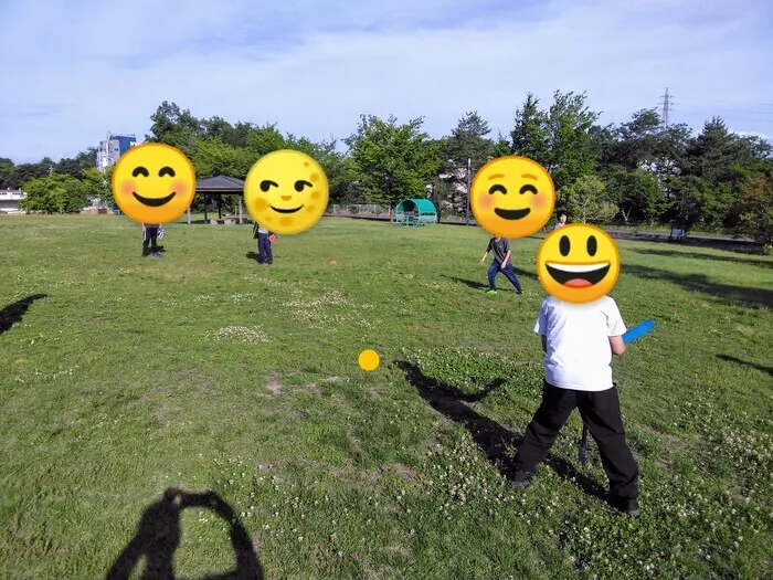 さくだいらキッズらぼ小諸教室/ティーボ一ルに挑戦🏏