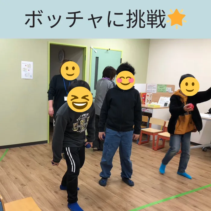 さくだいらキッズらぼ小諸教室/ボッチャに挑戦！