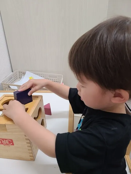 個別療育のゆめラボ 観音教室/型はめパズルをしたよ😃