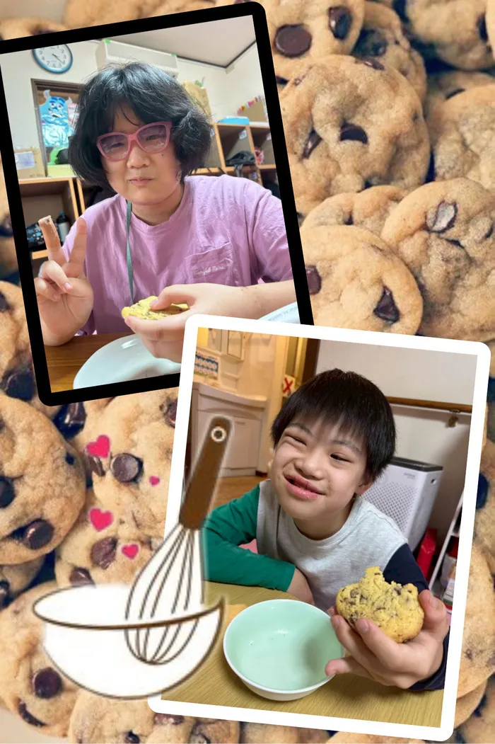 ライズ児童デイサービスやえのさと/チャンククッキー作り🍪✨️