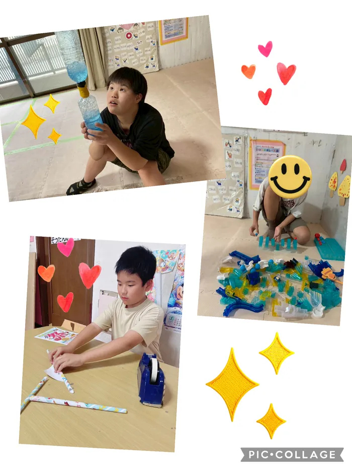 ライズ児童デイサービスやえのさと/集中しています😊