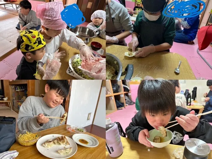 ライズ児童デイサービスやえのさと/ギョウザパーティー🥟