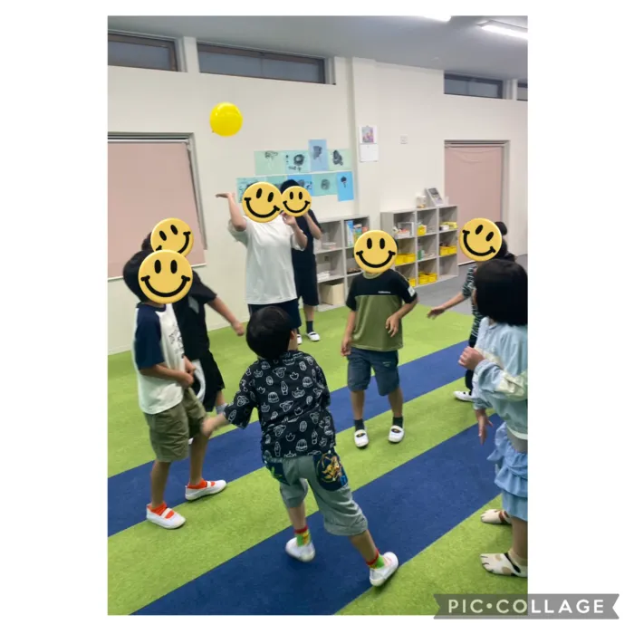 放課後等デイサービス ウィズ・ユー座間/そっち行った～！　落とさないで～！