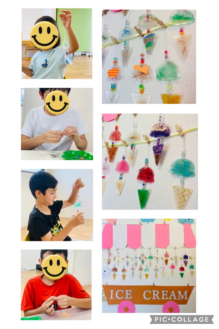 児童発達支援　ぱれっとジュニア前平/7月の製作🍨