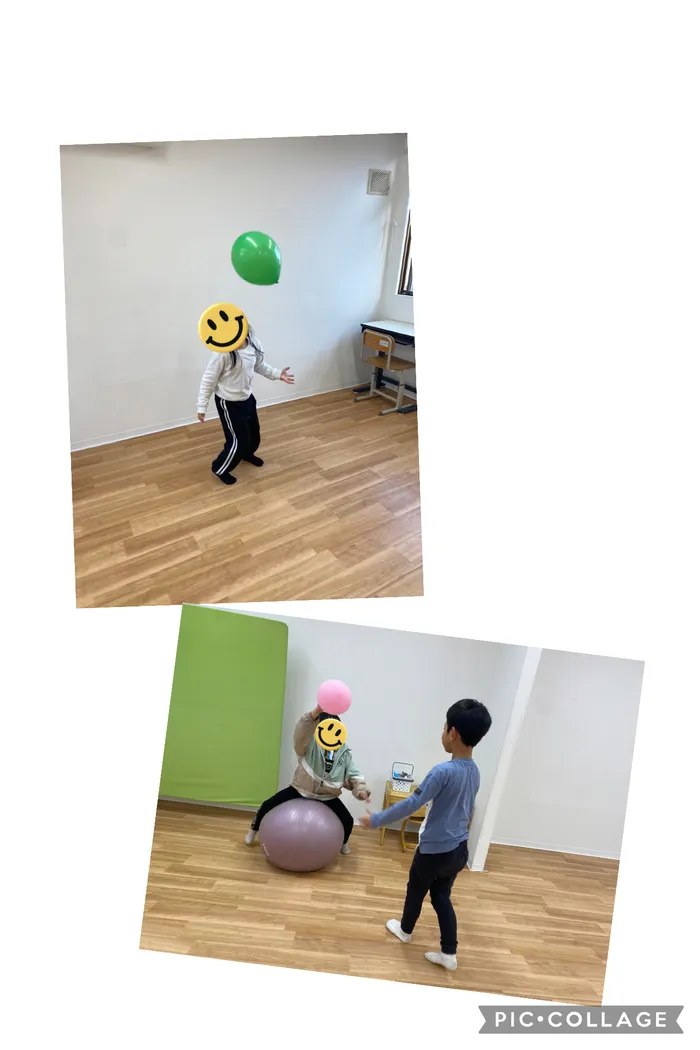 児童発達支援　ぱれっとジュニア前平/風船バレー🎈