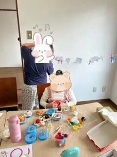 GROW/お洗濯とペットボトルのキャップを回そう