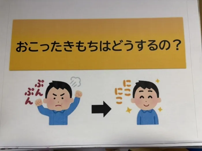 児童発達支援・放課後等デイサービスやどり木/アンガーマネジメント〜怒ったときどうすればいいか考えよう〜