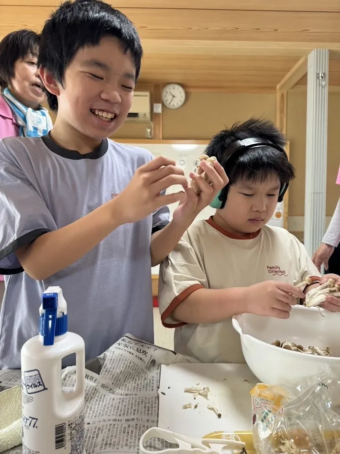 愛YOUわくわく広場　はなみずき/きのこ料理をたくさんつくったよ🍄