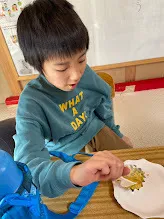 愛YOUわくわく広場　はなみずき/スイートポテトを作ったよ🍳