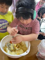 愛YOUわくわく広場　はなみずき/アジフライを作ったよ🍳