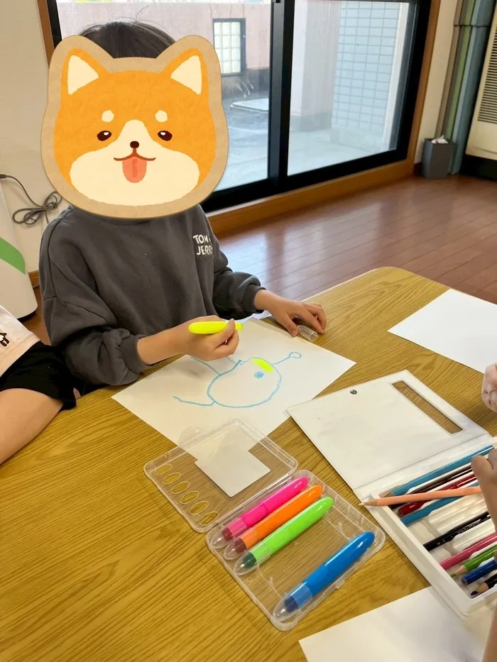 てらぴぁぽけっと　八幡東教室/🤩お絵描き🤩