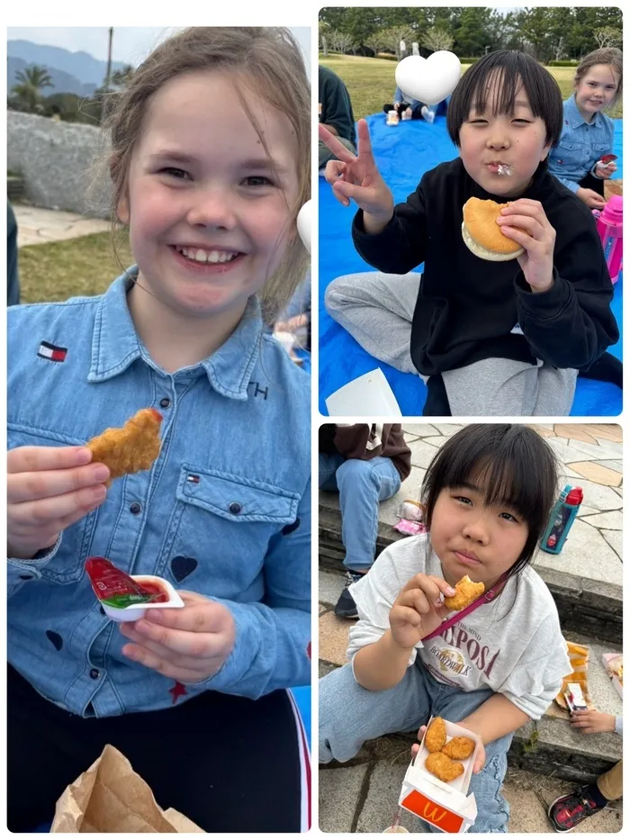 放課後等デイサービスぽかぽか西島/外食体験🍔🍟