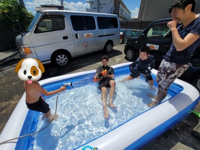 放課後等デイサービスぽかぽか西島/プール🏊‍♂️🏊‍♀️