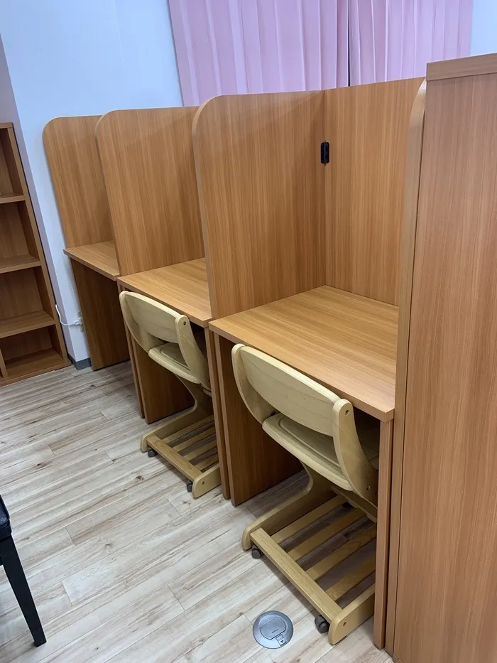 集中できる学習コーナー。