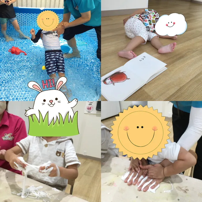 キッズフロンティアⅤ番館/🤩プール＆もちもちねんどあそび🤩