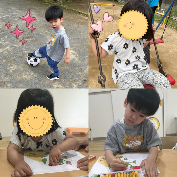 キッズフロンティアⅤ番館/公園⚽塗り絵💓