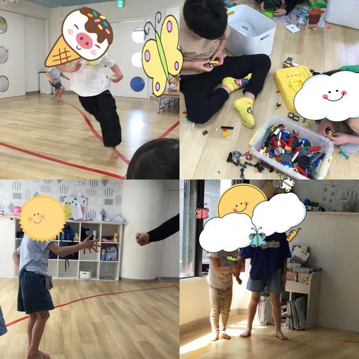 キッズフロンティアⅤ番館/線上おにごっこ🏃✨