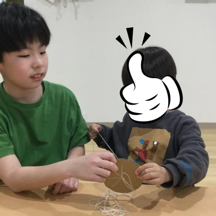 キッズフロンティアⅤ番館/今日から学校🏫ミサンガ作り💓