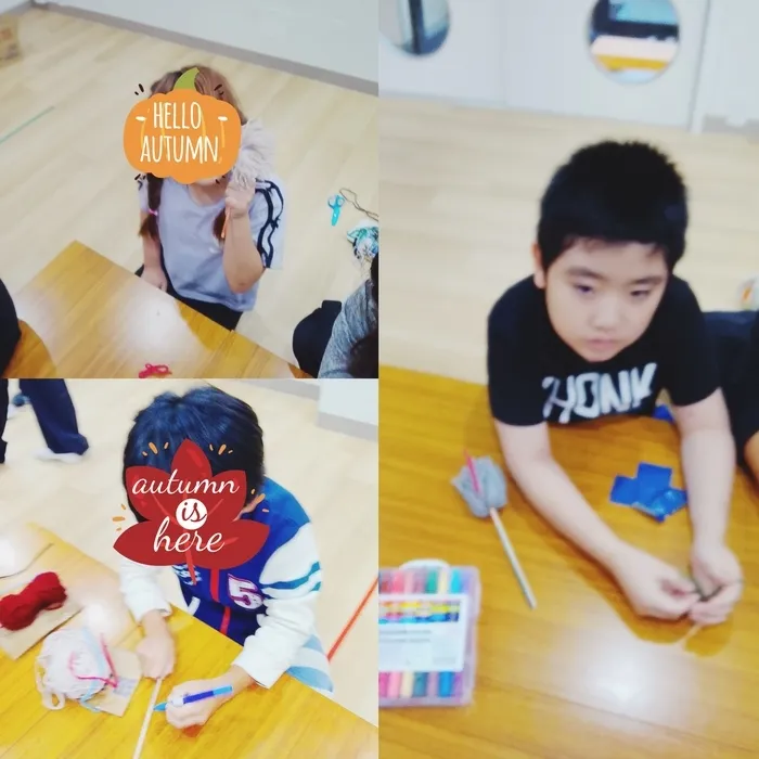 キッズフロンティアⅤ番館/🧹🎃**魔女のほうきを作ったよ！**🎃🧹