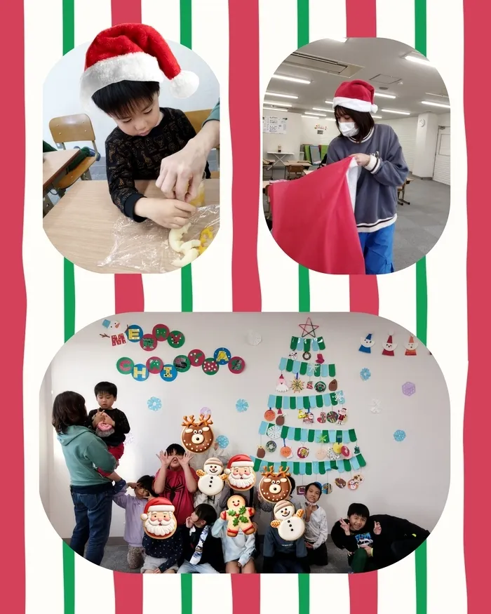  ドットジュニア 長沼原 第１教室（児童発達支援・放課後等デイサービス）/Christmas Party🎅