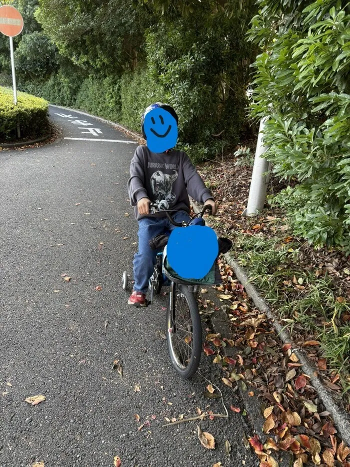  ドットジュニア 長沼原 第１教室（児童発達支援・放課後等デイサービス）/花見川緑地交通公園でサイクリング🚲