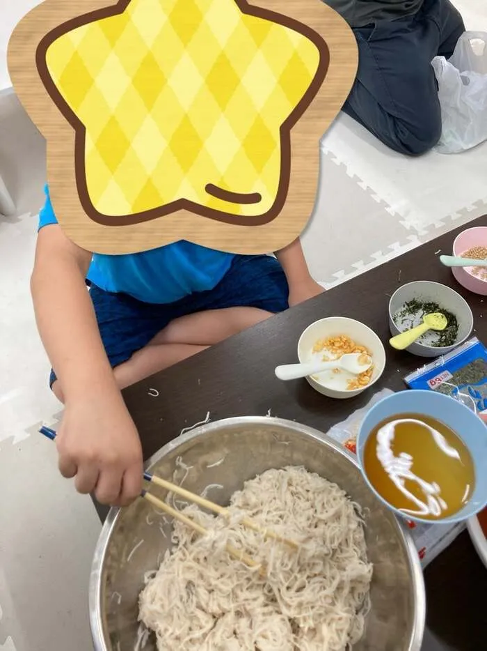 放課後デイサービスtoiro　かしわ台/★そうめん★
