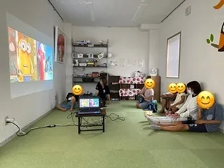 チャイルドサポートもりやま/感触遊びと映画上映会