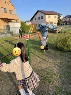 チャイルドサポートもりやま/秋の公園でのびのび💚