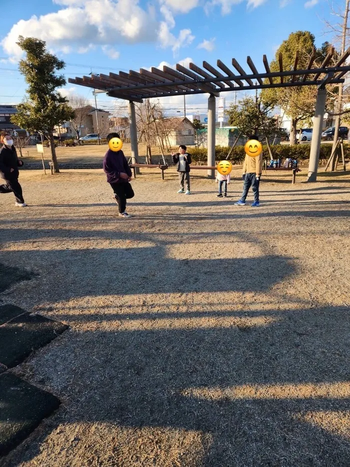 チャイルドサポートもりやま/えんまどう公園で逃走中‼️