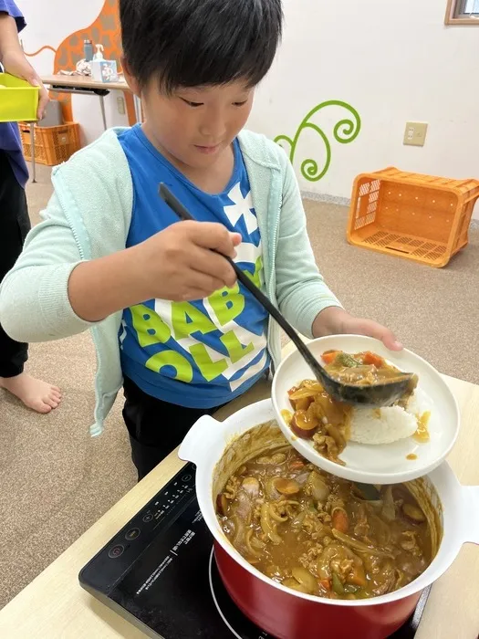 チャイルドサポートもりやま/カレー作り🍛