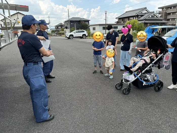 チャイルドサポートもりやま/消防署へ見学に行ってきたよ🚒🌟