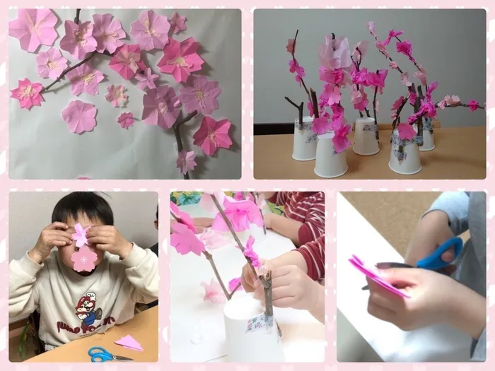 入園・入学準備教室クラス/桜満開！咲かせよう🌸
